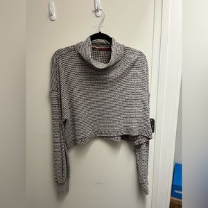 Free people cropped turtleneck sweater